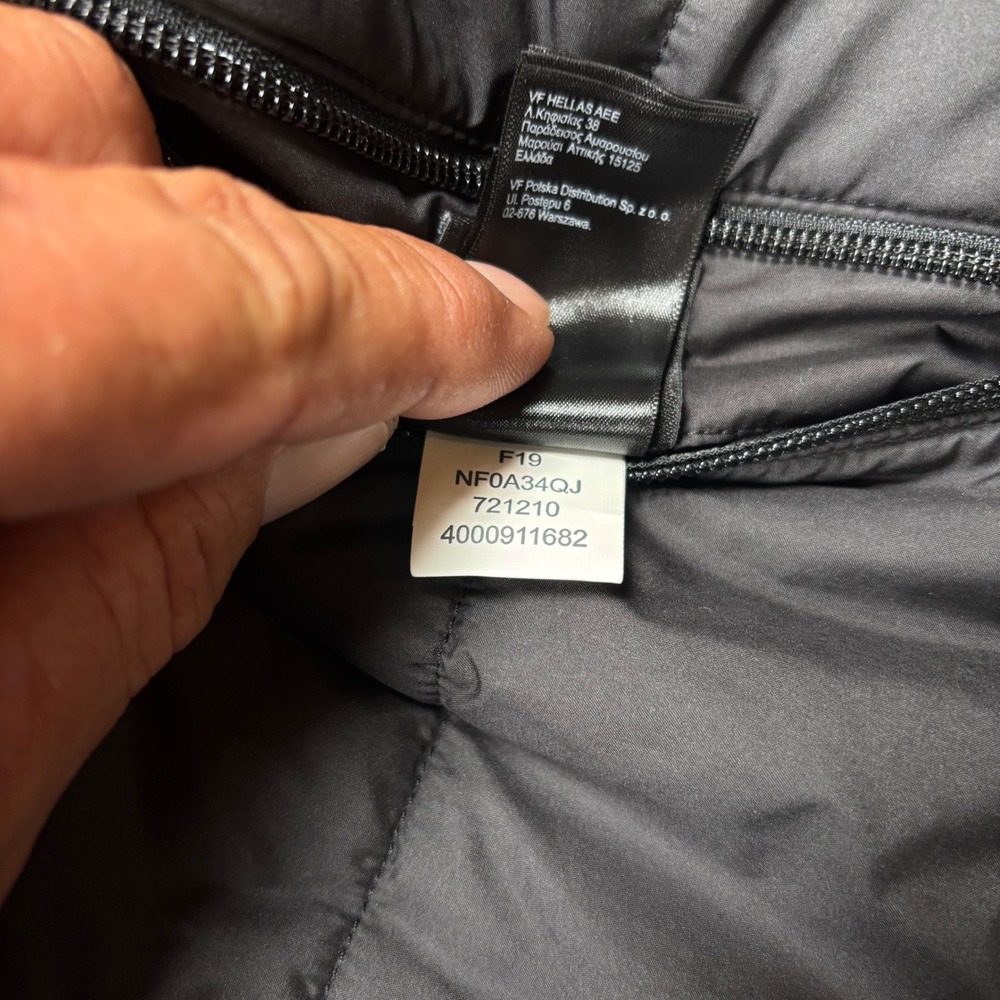 The North Face Reversible Chimborazo Jacket Boys XL 18/20 Black Fleece Lined - Picture 4 of 13